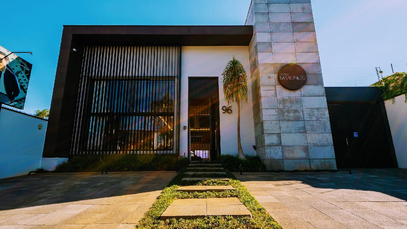 Fachada Óptica Mario Neto Concept - Nova Campinas